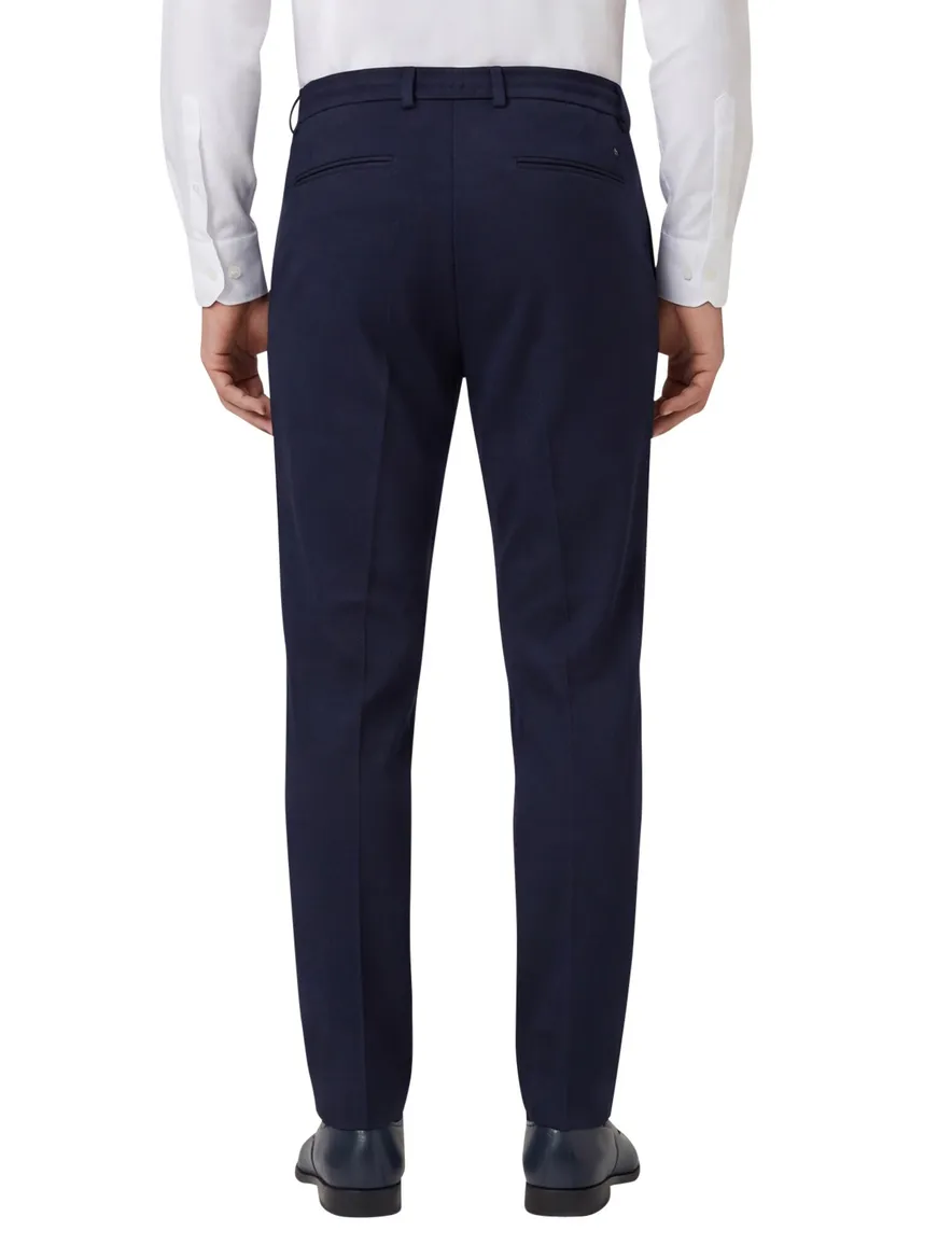 Born With Appetite broek donkerblauw effen elastische band