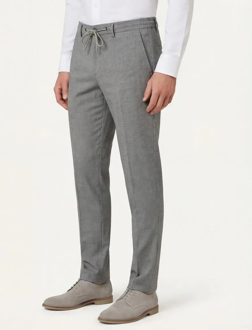 Born with appetite pantalon geprint grijs