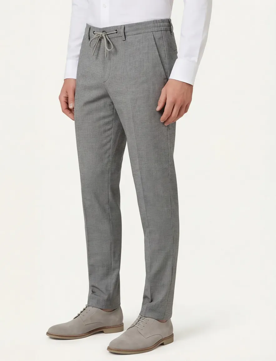 Born with appetite pantalon geprint grijs