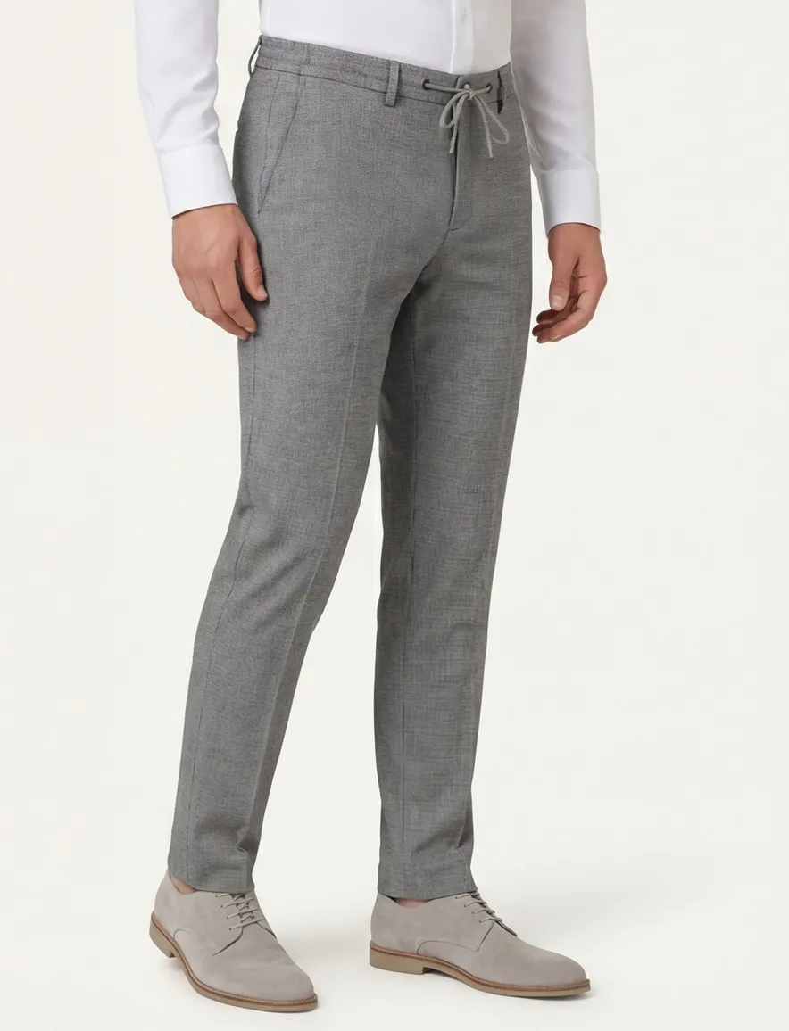 Born with appetite pantalon geprint grijs