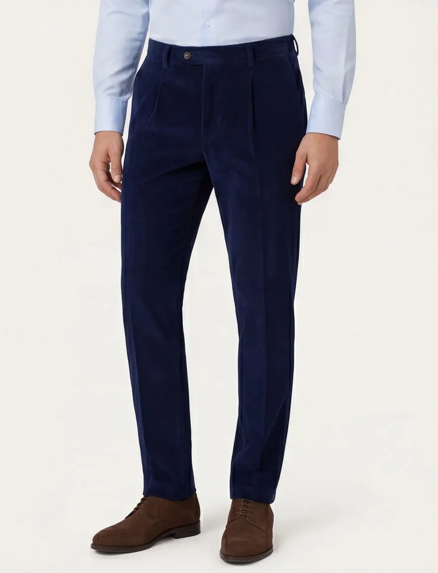 Born with appetite broek effen navy pedro