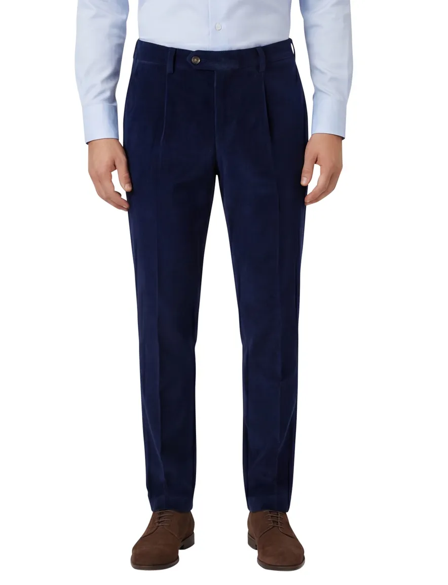 Born with appetite broek effen navy pedro