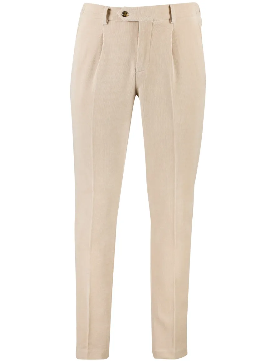 Born with appetite pantalon beige effen
