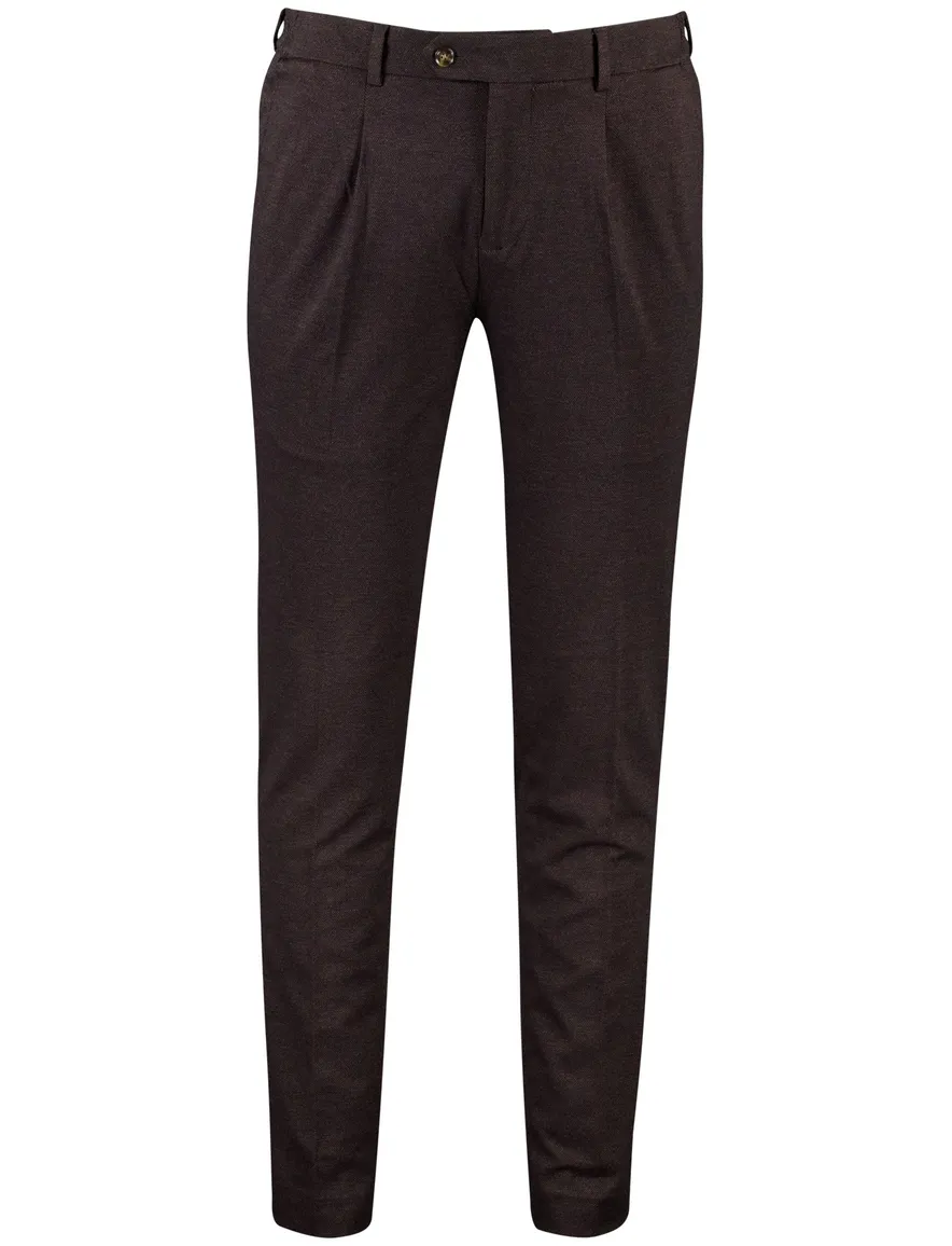 Born with appetite broek effen bruin pedro