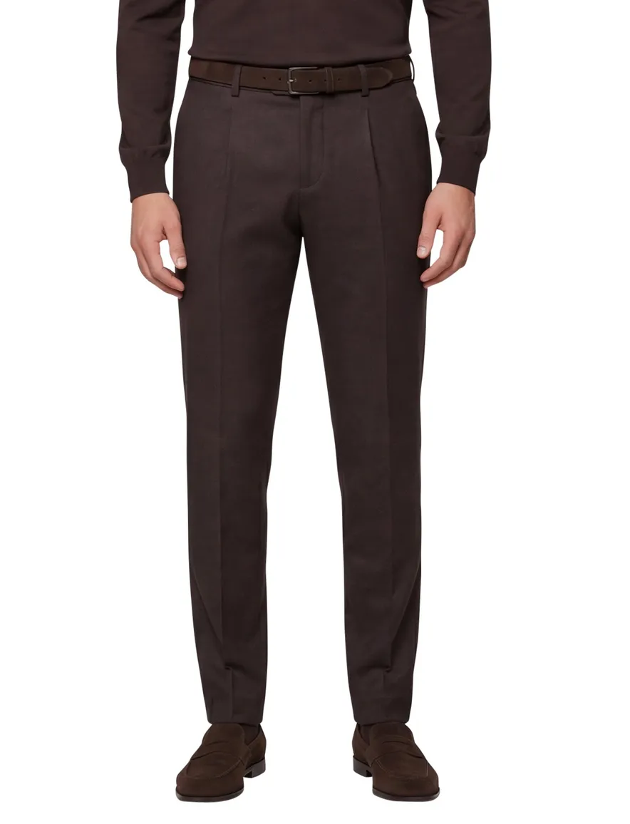 Born with appetite broek effen bruin pedro