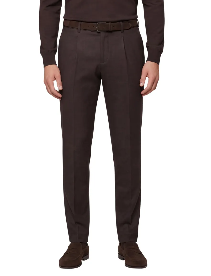 Born with appetite broek effen bruin pedro