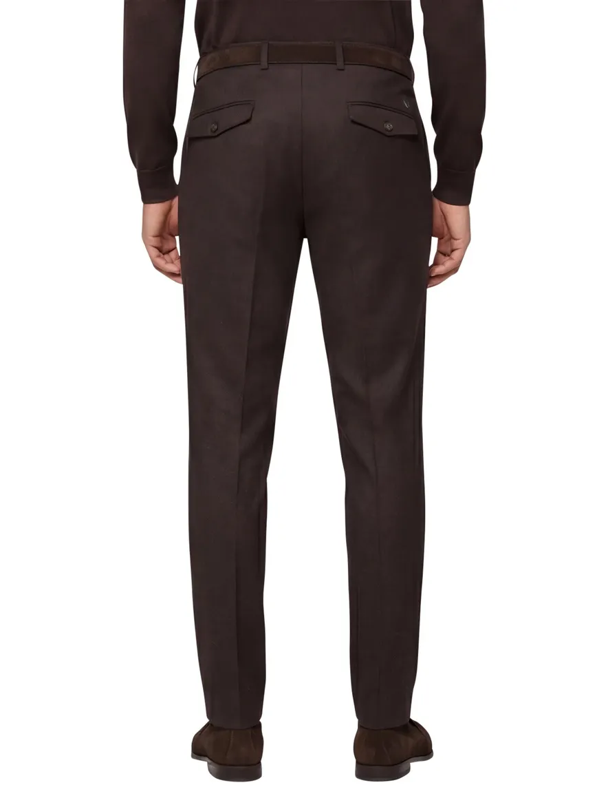 Born with appetite broek effen bruin pedro