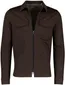 Overshirt Born With Appetite bruin effen normale fit
