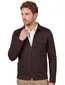 Overshirt Born With Appetite bruin effen normale fit