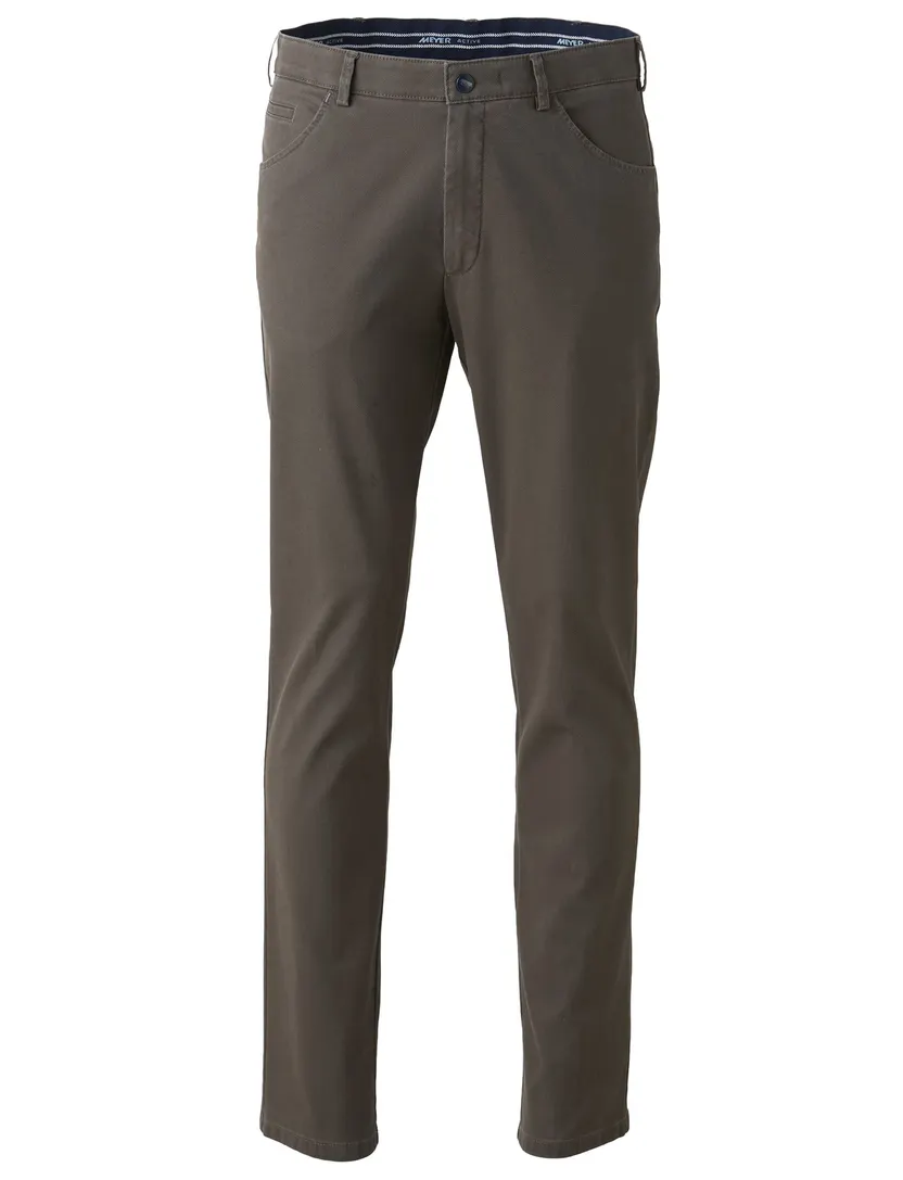 Broek Meyer Dublin bruin chino
