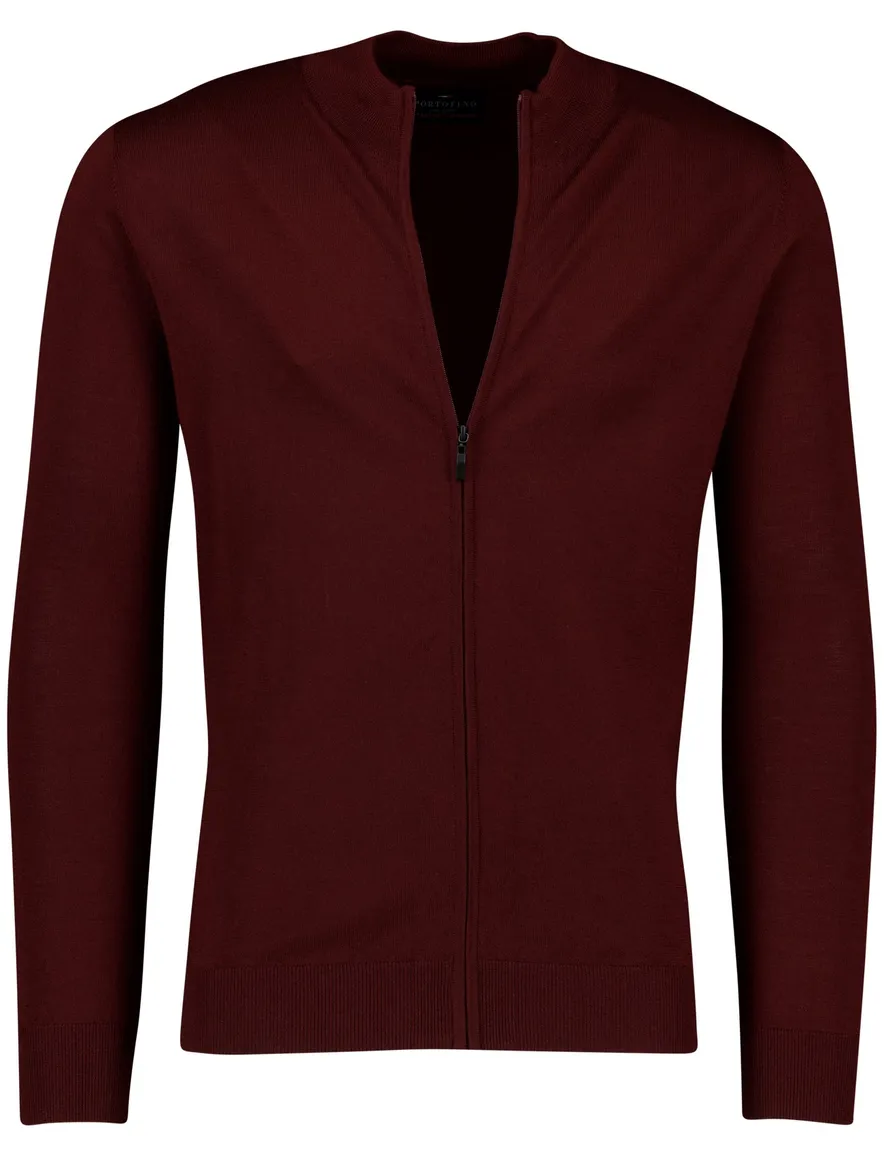 vest bordeaux Portofino