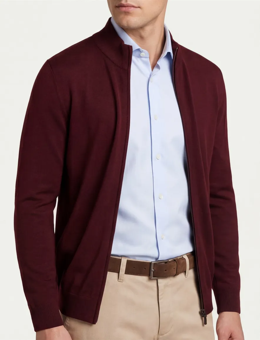 vest bordeaux Portofino
