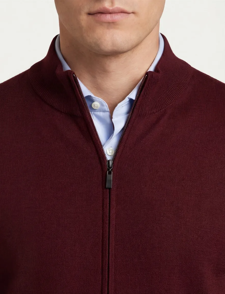 vest bordeaux Portofino
