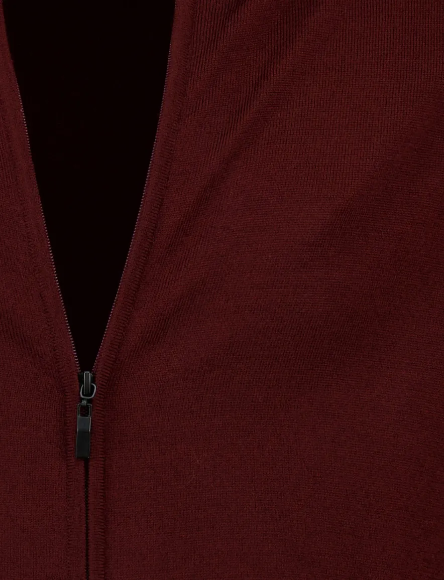 vest bordeaux Portofino