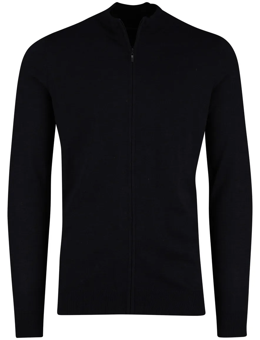 Portofino vest extra lange mouw navy