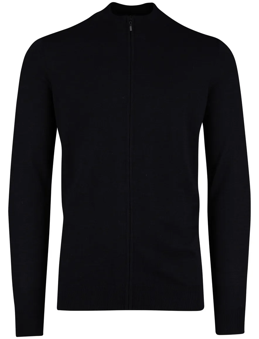 Portofino vest extra lange mouw navy