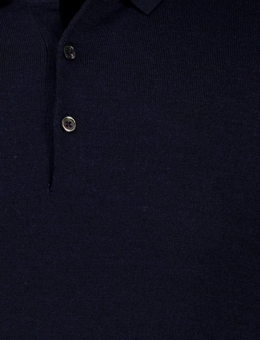 Portofino trui navy rugby kraag