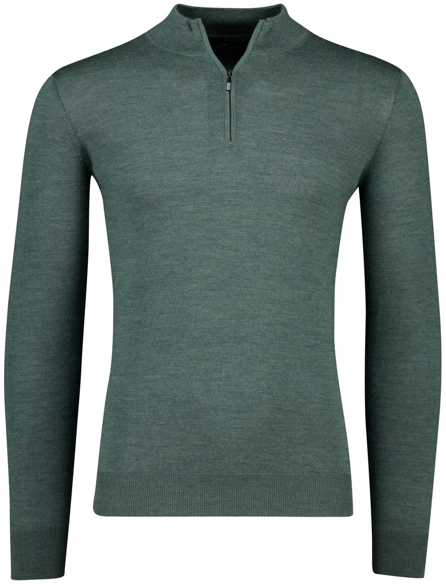 half zip trui portofino groen