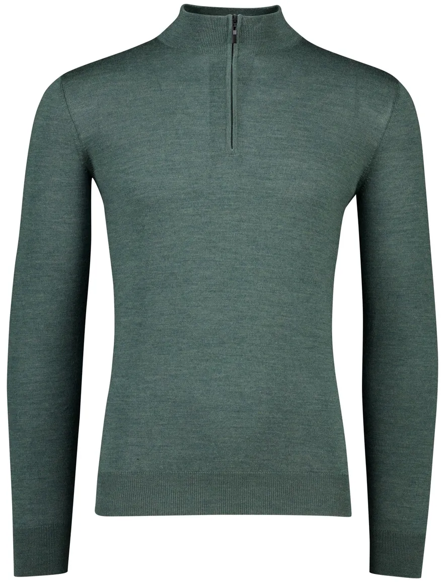 half zip trui portofino groen