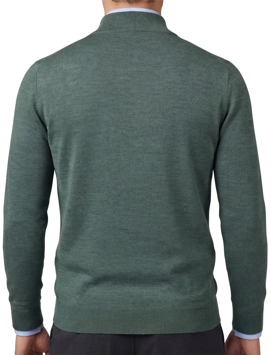 half zip trui portofino groen