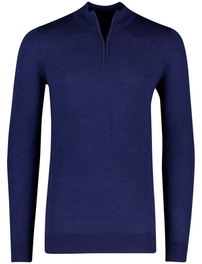 Portofino Portofino trui half zip kobalt extra lang