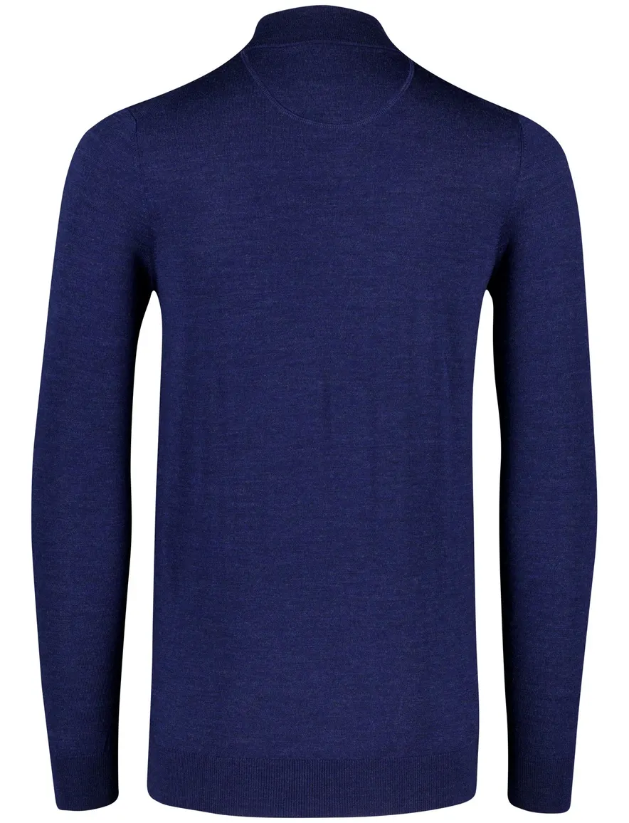 Portofino trui blauw extra lange mouw