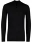 Portofino half zip trui zwart extra lang