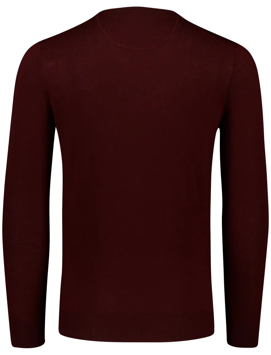 Portofino trui rood merinowol