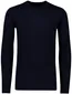 Portofino trui extra lange mouwlengte donkerblauw scheerwol