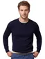 trui extra lange mouwlengte donkerblauw Portofino