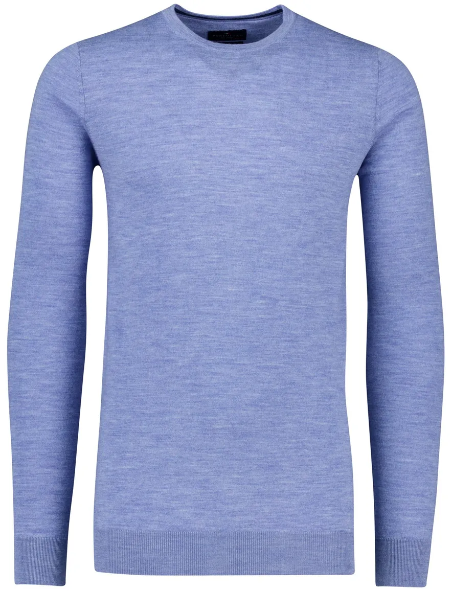 trui extra lange mouwlengte blauw Portofino