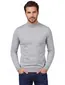 trui Portofino grijs turtleneck gemeleerd
