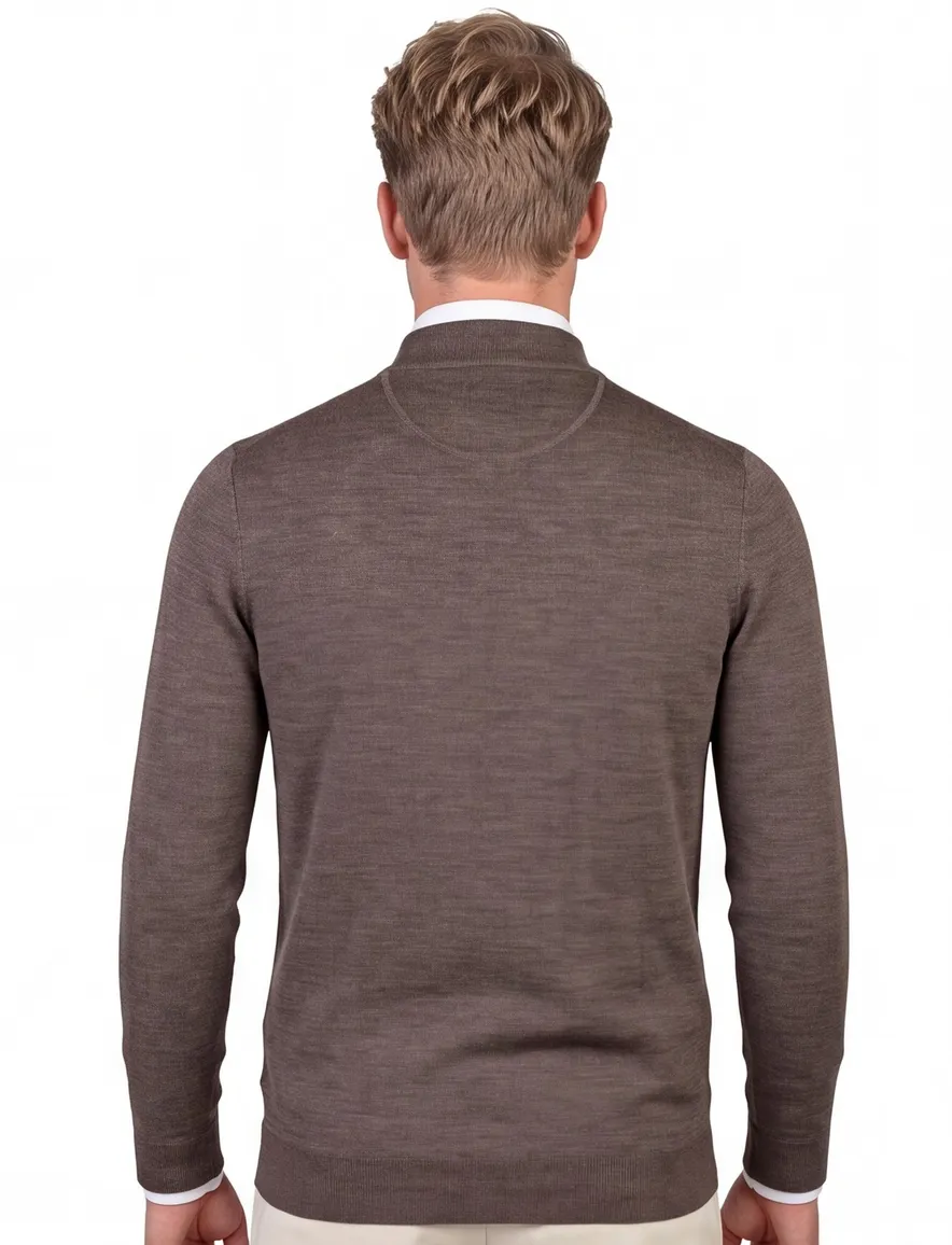 trui turtle neck Portofino bruin