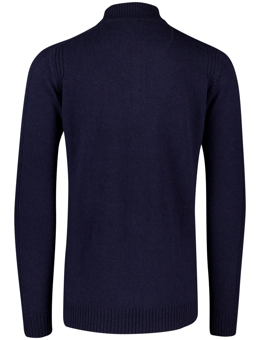 trui extra lange mouwlengte donkerblauw Portofino