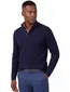 trui extra lange mouwlengte donkerblauw Portofino