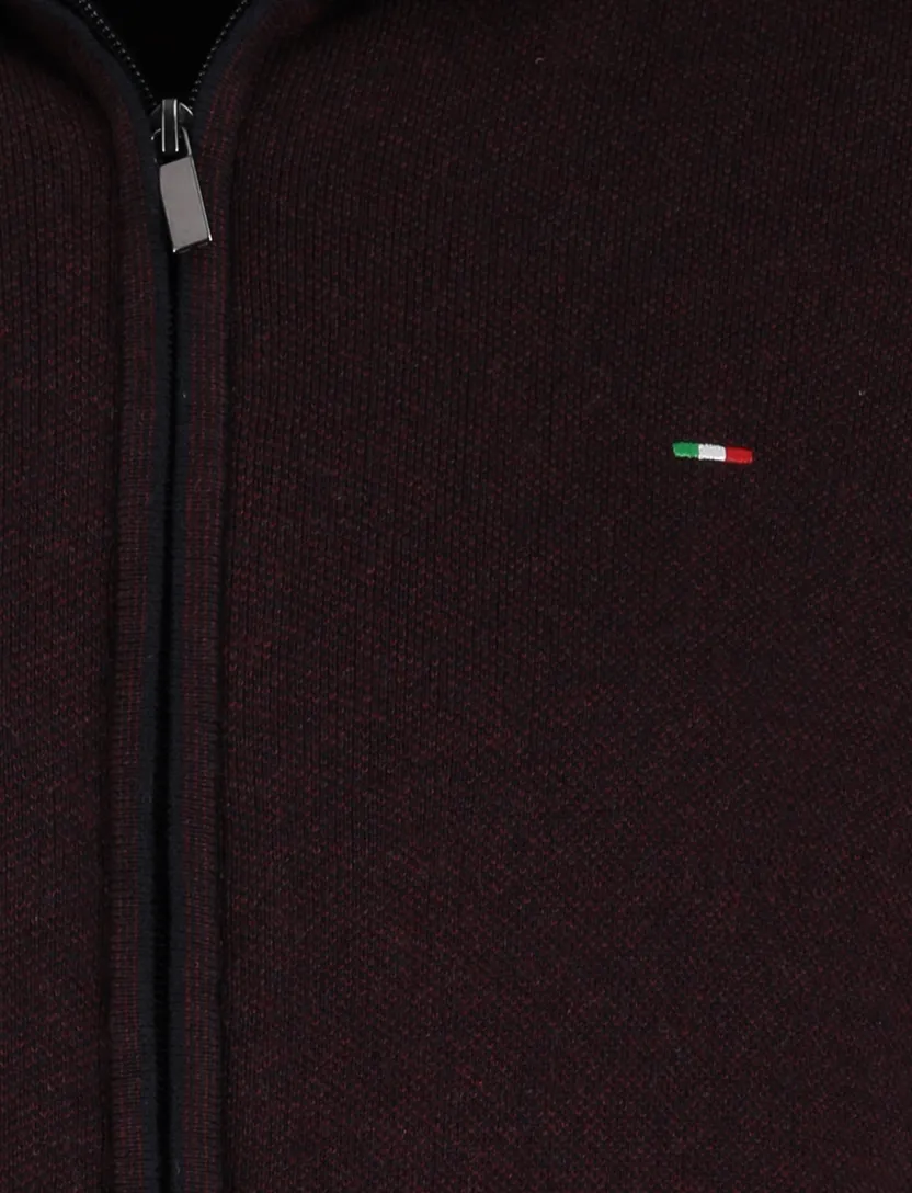 Aubergine vest Portofino katoen