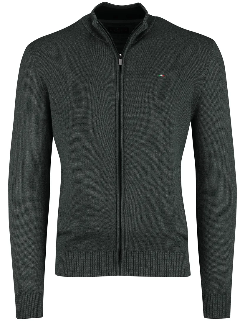 Groen Portofino vest katoen
