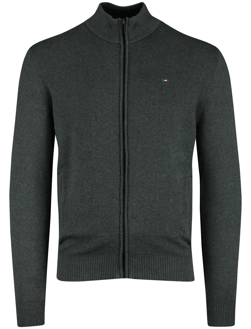 Groen Portofino vest katoen
