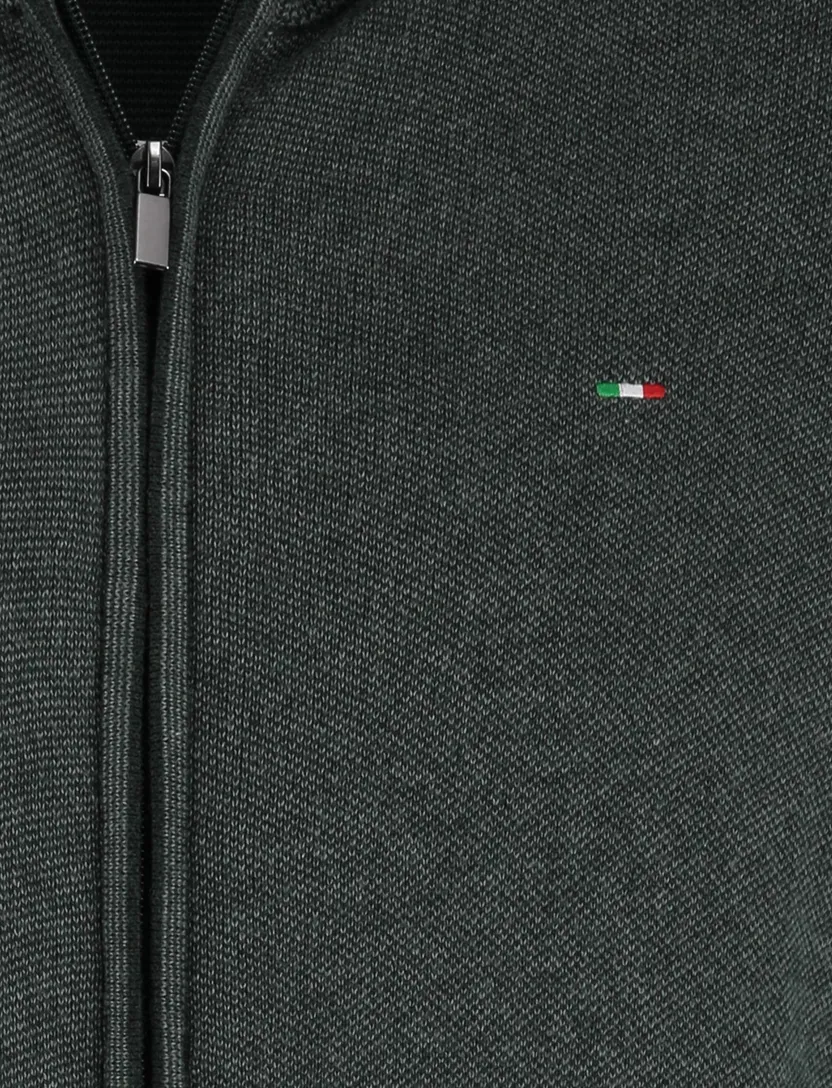 Groen Portofino vest katoen