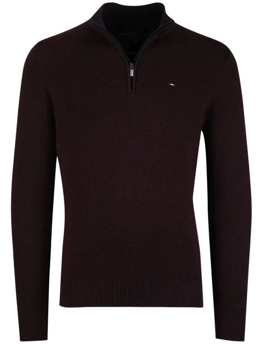 Portofino trui aubergine