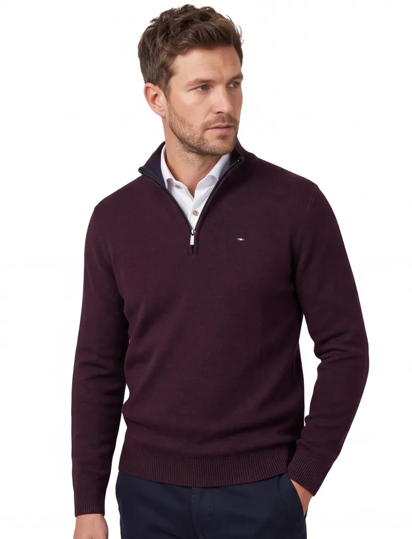 trui Portofino aubergine