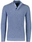 Portofino trui extra lange mouwlengte blauw katoen