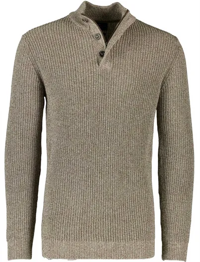 Portofino trui extra lange mouwlengte Portofino khaki