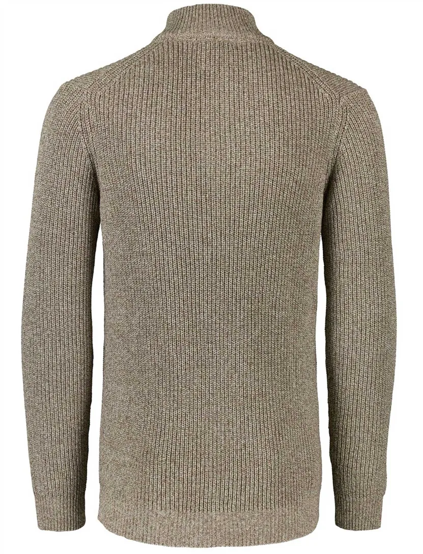 trui extra lange mouwlengte Portofino khaki