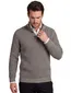 trui extra lange mouwlengte grijs Portofino