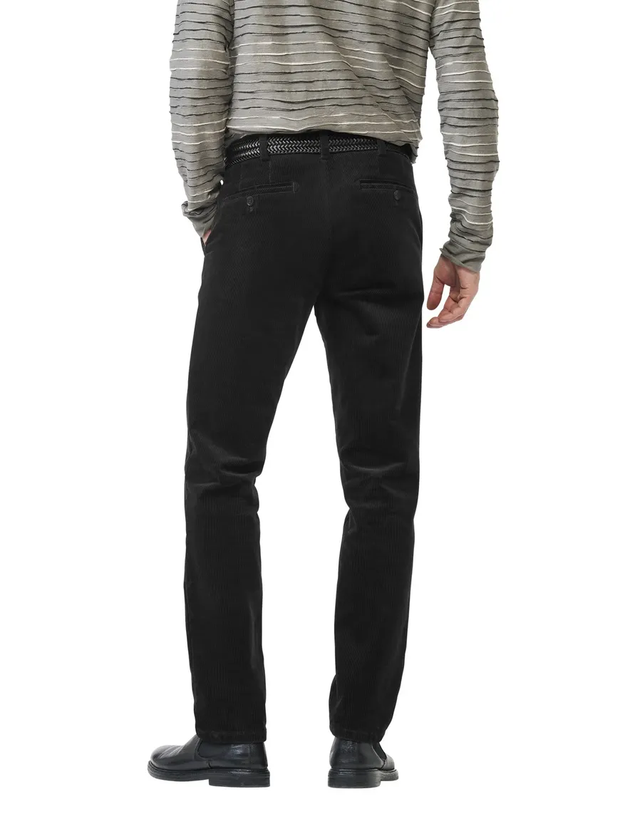 Meyer Pantalon chino zwart Bonn
