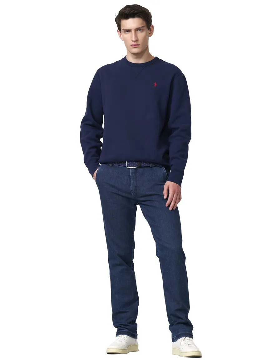 Meyer Bonn chino donkerblauw