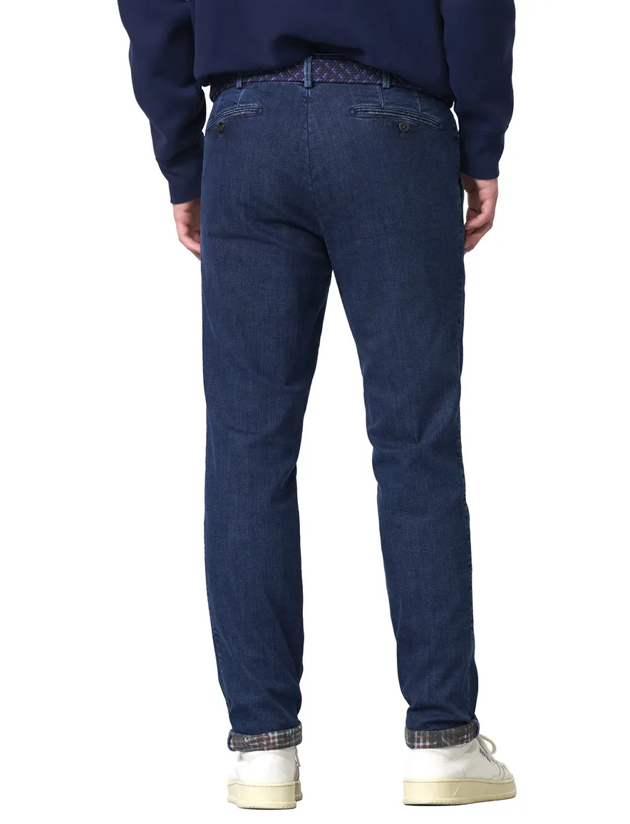 Meyer Bonn chino donkerblauw