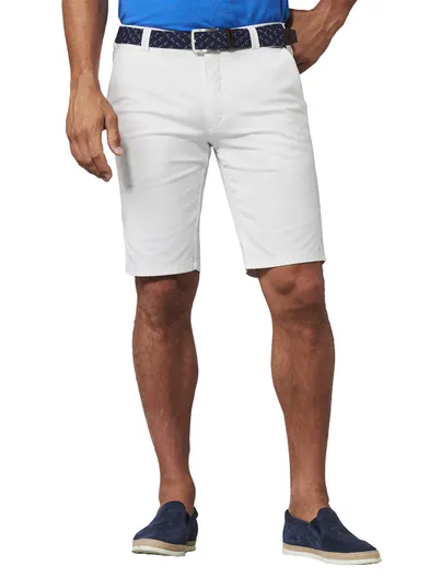 Meyer Shorts Meyer wit normale fit katoen