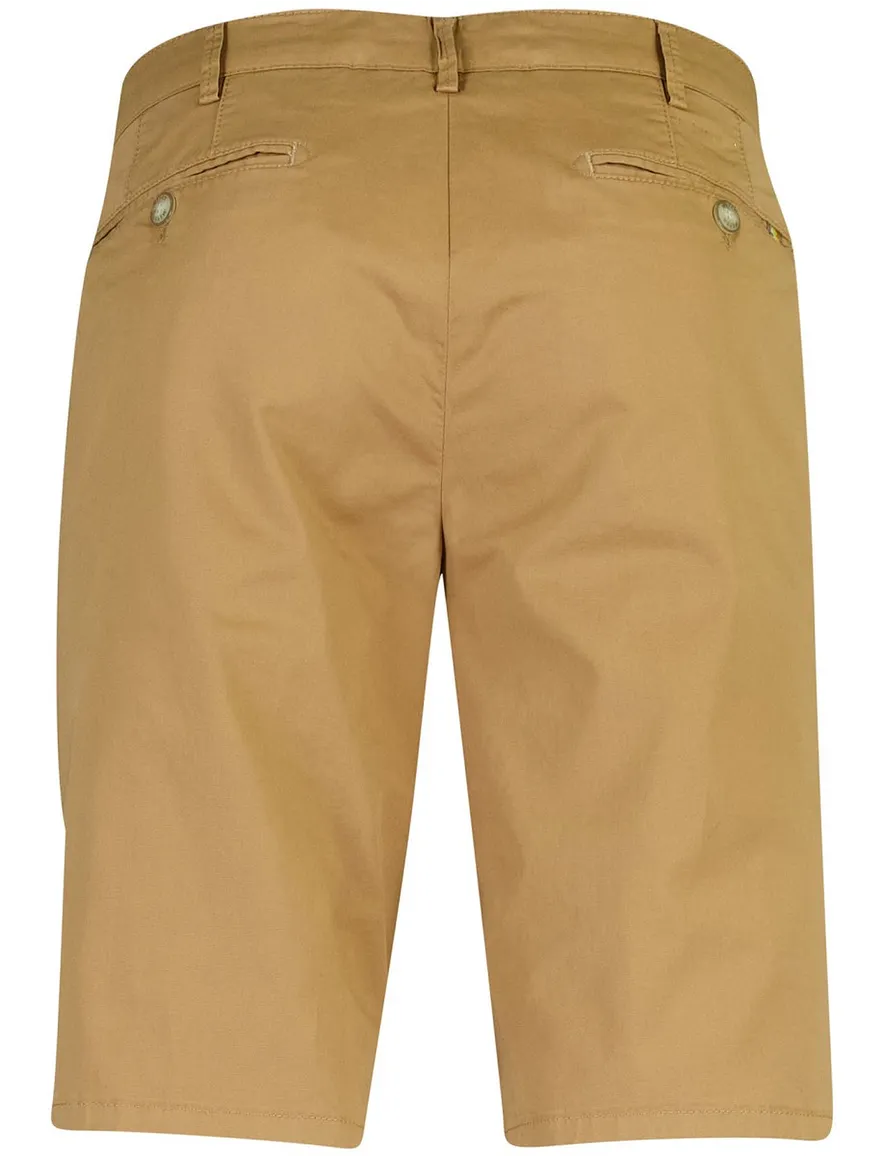 Shorts Meyer bruin katoen normale fit